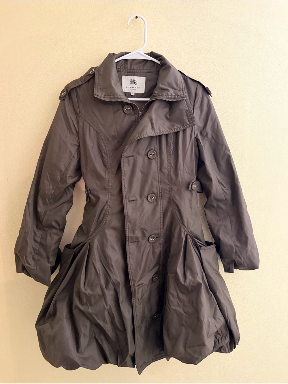 Burberry Women's Olive BrownTrench Coat